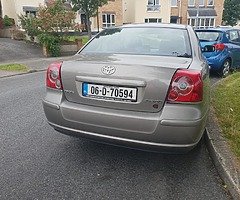 Toyota Avensis 06 1.6 petrol manual - Image 4/6
