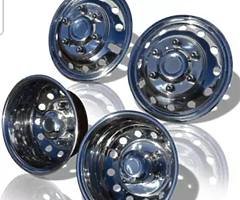 ****WANTED TWIN WHEEL TRANSIT CHROME WHEEL TRIMS****