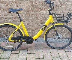 bike with electric lights back &front