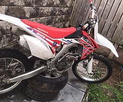 2016 crf250 will swap for big quad or 250 2 stroke