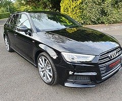 **2019 Audi A3 S Line Black Edition (Pro Nav, Park Aid, Privacy Glass, just 900 mile !!!!!!!)**