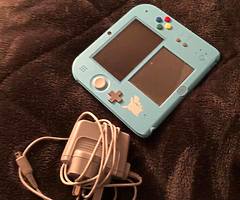 Nintendo 2DS and charger