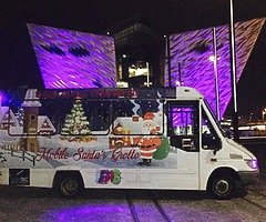 Santa's mobile grotto bus