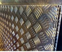 ***WANTED 4 OR 5 SHEETS OF ALLOY CHECKERED PLATE FOR RECOVERY TRUCK