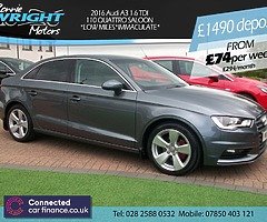 2016 Audi A3 1.6 TDI 110 QUATTRO SALOON
