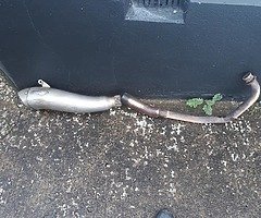 Exhaust system for cbr125rw6