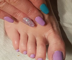 Acrylic nails and lashes and waxing