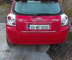TOYOTA COROLLA FOR BREAKING