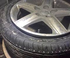 New tyres