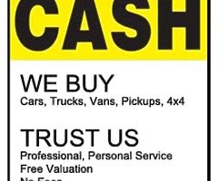 We buy all types of vehicles.