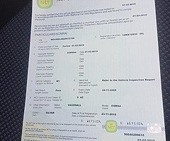 10 Vauxhall Corsa 1litre only 36000miles new nct - Image 4/10