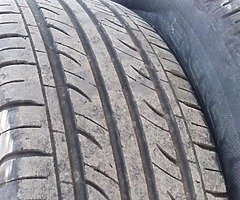 SPARE SET OF VW WHEELS FOR WINTER.