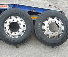 FOR SALE: Set of Aluminium Rimmed ALCO Wheels - Image 3/8
