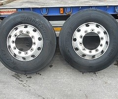 FOR SALE: Set of Aluminium Rimmed ALCO Wheels - Image 8/8