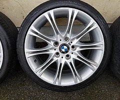BMW E46 MV2 18" 5X120 GENUINE ALLOYS - Image 4/7