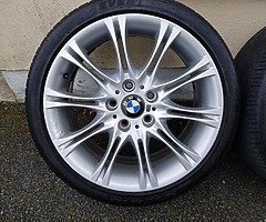 BMW E46 MV2 18" 5X120 GENUINE ALLOYS - Image 6/7