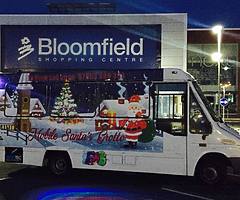 Santa’s Magical grotto bus home visits