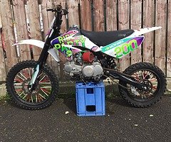 2016 stomp 125 10th anniversary litimted edition

2019 rfz 150 racing pit bike