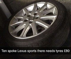Lexus wheel 5x114