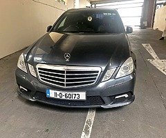 Mercedes E250 amg sport 2011
