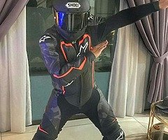 Alpinestars GP V2 camoflouge 1 piece leather suit