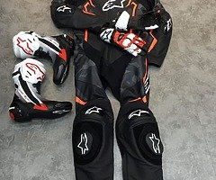 Alpinestars GP V2 camoflouge 1 piece leather suit