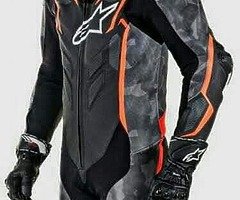 Alpinestars GP V2 camoflouge 1 piece leather suit - Image 3/9