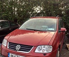 Volkswagen touran for parts only