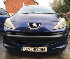 207 diesel 1.4 new nct peugeot 07 bargain