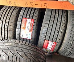 New tyres with fitting