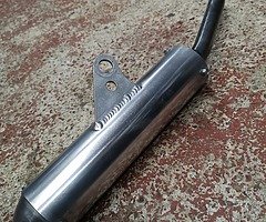 YZ125 DEP shorty exhaust silencer