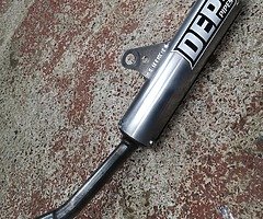 YZ125 DEP shorty exhaust silencer