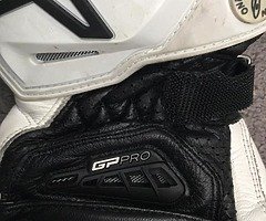 Alpine stars go pro motorbike gloves XL
