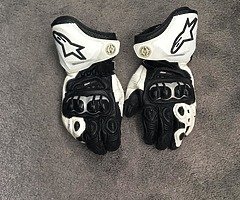 Alpine stars go pro motorbike gloves XL - Image 3/4