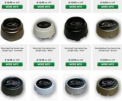 Anybody have rota slipstream center caps bronze or black