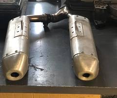 Crf 250 twin exhaust