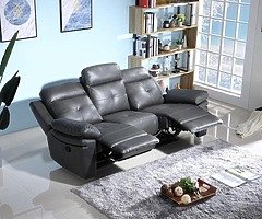 sofos 3/2 seats sales have colprs black grey ,brown - Image 3/7