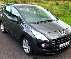 11 Peugeot 3008 1.6 hdi, fresh NCT, tax €280,full service history, low miles, cheap insurance