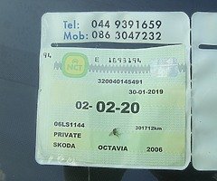 2006 skoda octavia 1.4 petrol. warranty & nct - Image 9/10