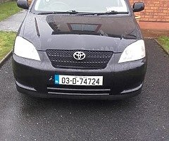 Toyota corolla 1.4 petrol