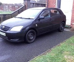 Toyota corolla 1.4 petrol