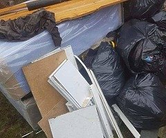 Rubbish Collection skip bags black bags shed