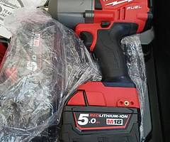 Milwaukee one key 1/2 drive impact gun