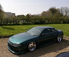 Bagged Nissan silvia s14a