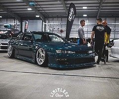 Bagged Nissan silvia s14a