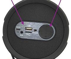 Cigii S12B Wireless Speaker, Bluetooth Boombox Built-in 4" Subwoofer
