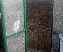 Steels door and frame