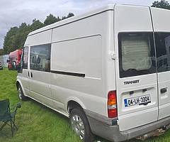 2004 transit camper on log book