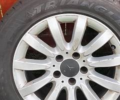 Mercedes originally alloys