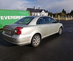 2009 Toyota Avensis Strata 1.6 petrol  NCT 6/19